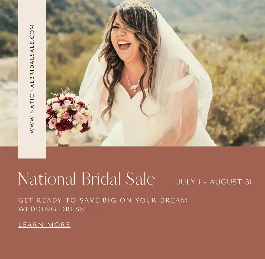 national bridal sale event
